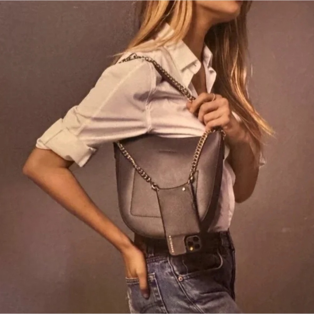 Elegant Bandolier Women's Bag (gray)